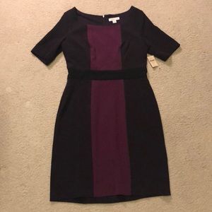 Purple Fitted Dress